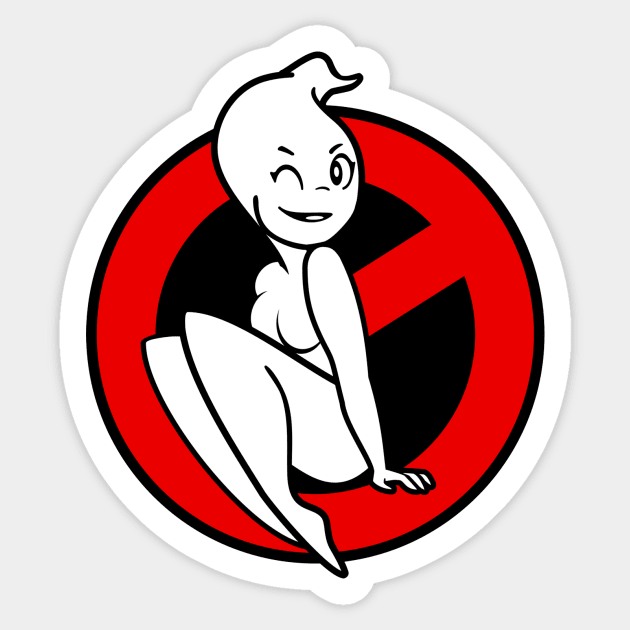 GB-Girl PinUp 1 v2 (Red) Sticker by BtnkDRMS